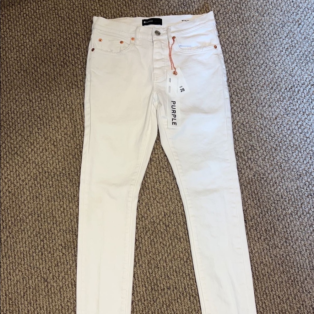 Mens Purple Jeans